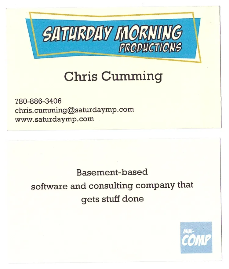 Business Cards - Front and Back
