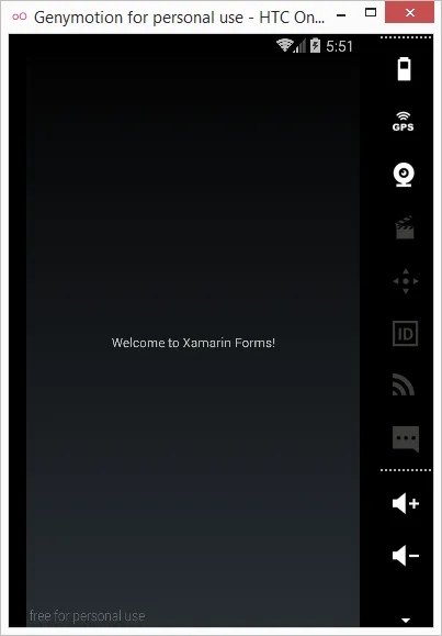 Welcome To Xamarin Forms In Genymotion