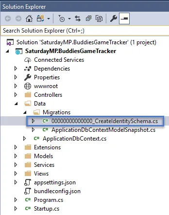 Authentication Migration File Location
