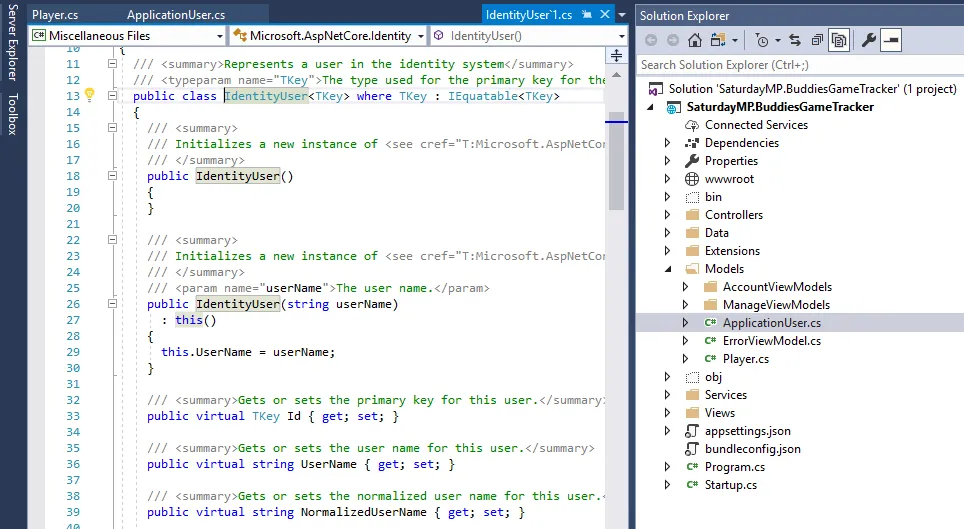 Application Model Parent With Fields