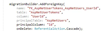 Player Migration Foreign Key To Application User