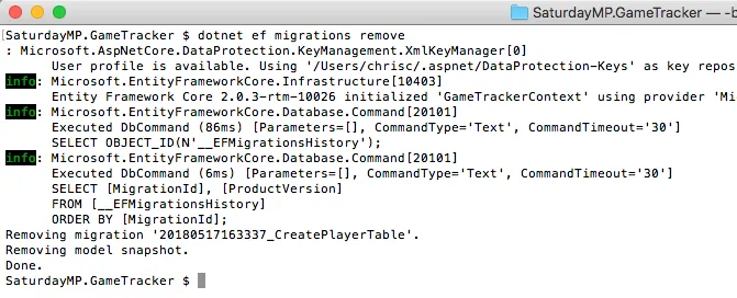 Remove Create Player Migration