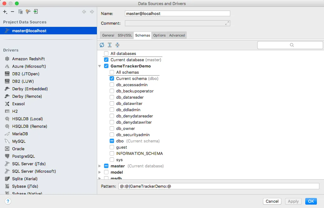 Show Game Tracker Demo Database