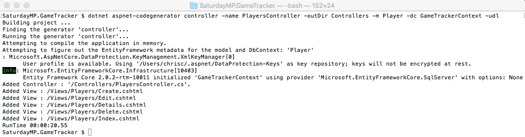 Add Player Controller Scaffolding