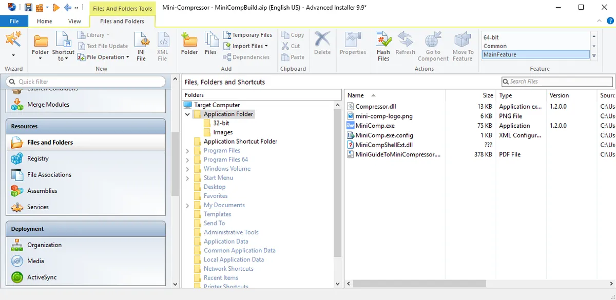 Advanced Installer Remove Files