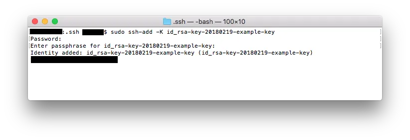 Add Key to Keychain