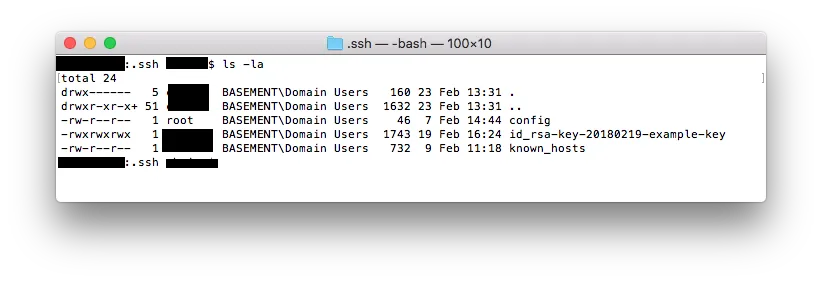 Copy Key to .ssh Folder