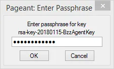 Pageant Password Prompt