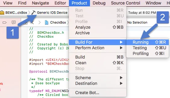 Build For iOS Device