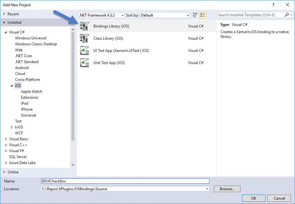 Add Binding Library