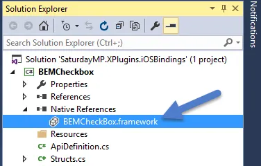 Native Reference Added