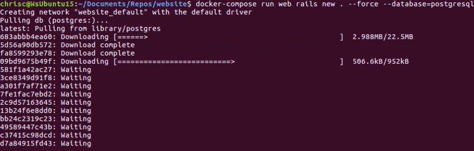 Creating new Rails App Cmd