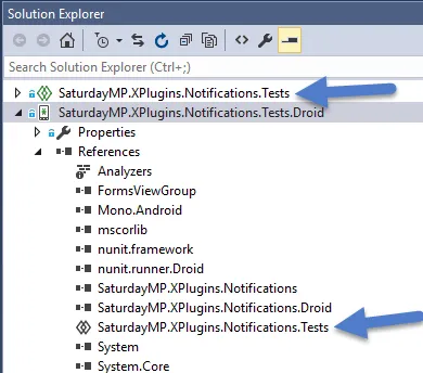 Reference Shared Test Project From Droid Project