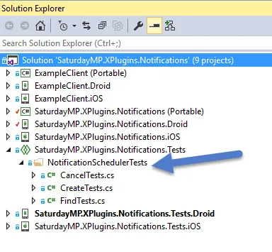 Shared Project with Tests