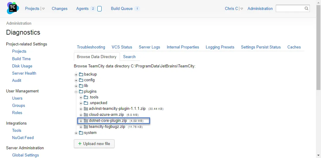 TeamCity Upload Successful